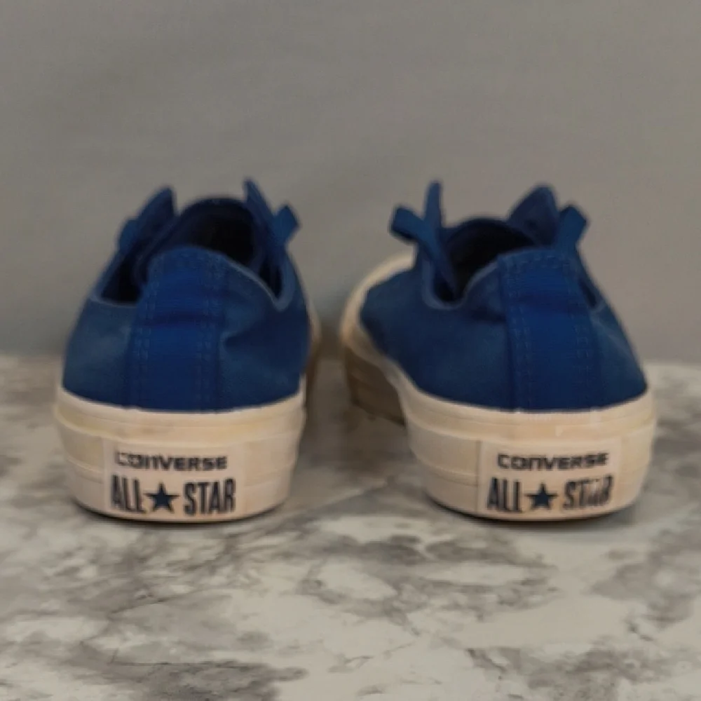 Converse All Star / Lunarlon Royal Blue Low Top  Sneakers , Size W-7 / M-5 - Picture 3 of 10